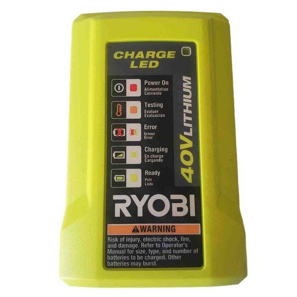 Ryobi 40V Lithium Ion Battery Charger OP404VNM (140412002) - Picture 1 of 6